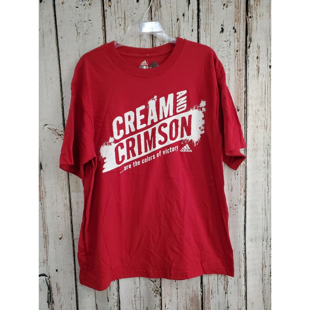 Adidas Men's Large‎ Alabama Crimson Tide Short Sleeve T‑Shirt Tee Shirt NEW NWT